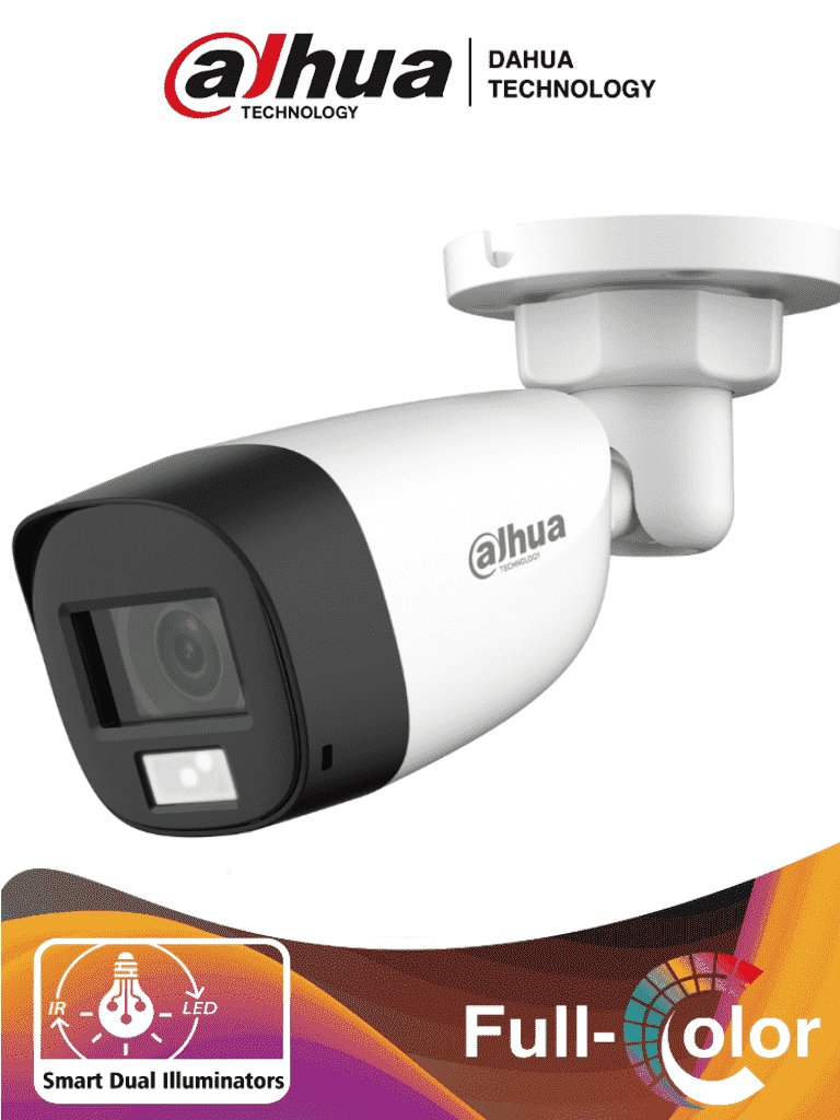Camara Bullet de 2 Megapixeles/Iluminación Dual Inteligente+FullColor