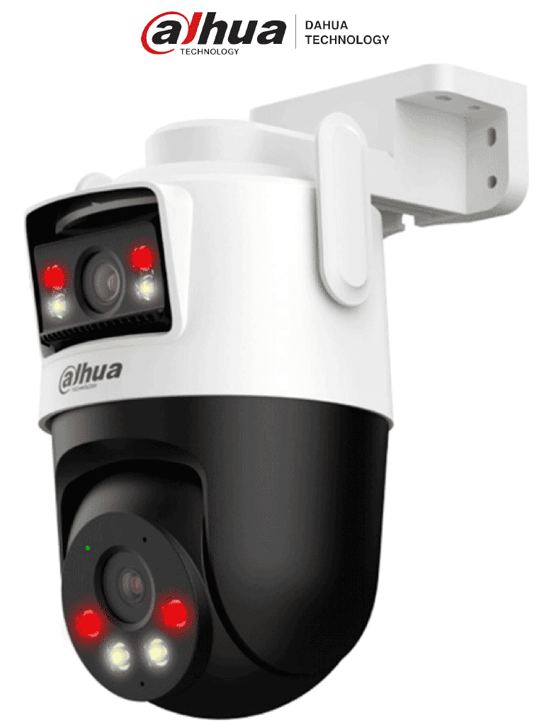 Cámara IP PT Wifi Dual de 10 MP, 2 Lentes de 5 MP